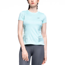 Load image into Gallery viewer, Activewear Mesh Blocking Sport Shirt for Women
