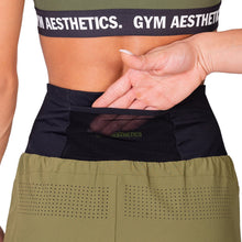 Load image into Gallery viewer, Activewear 2in1 Color Block Running Shorts for Women

