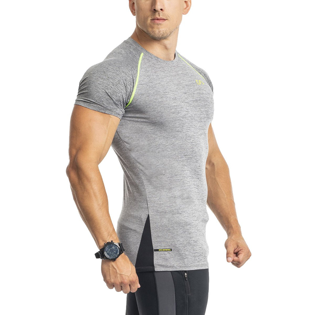 Two-colored Tight-Fit T-Shirt Intensity for Men