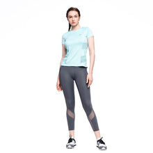 Load image into Gallery viewer, Activewear Mesh Blocking Sport Shirt for Women
