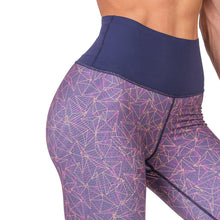 Load image into Gallery viewer, Activewear Quantum Mirac Leggings Geometry Pattern Reversible for Women
