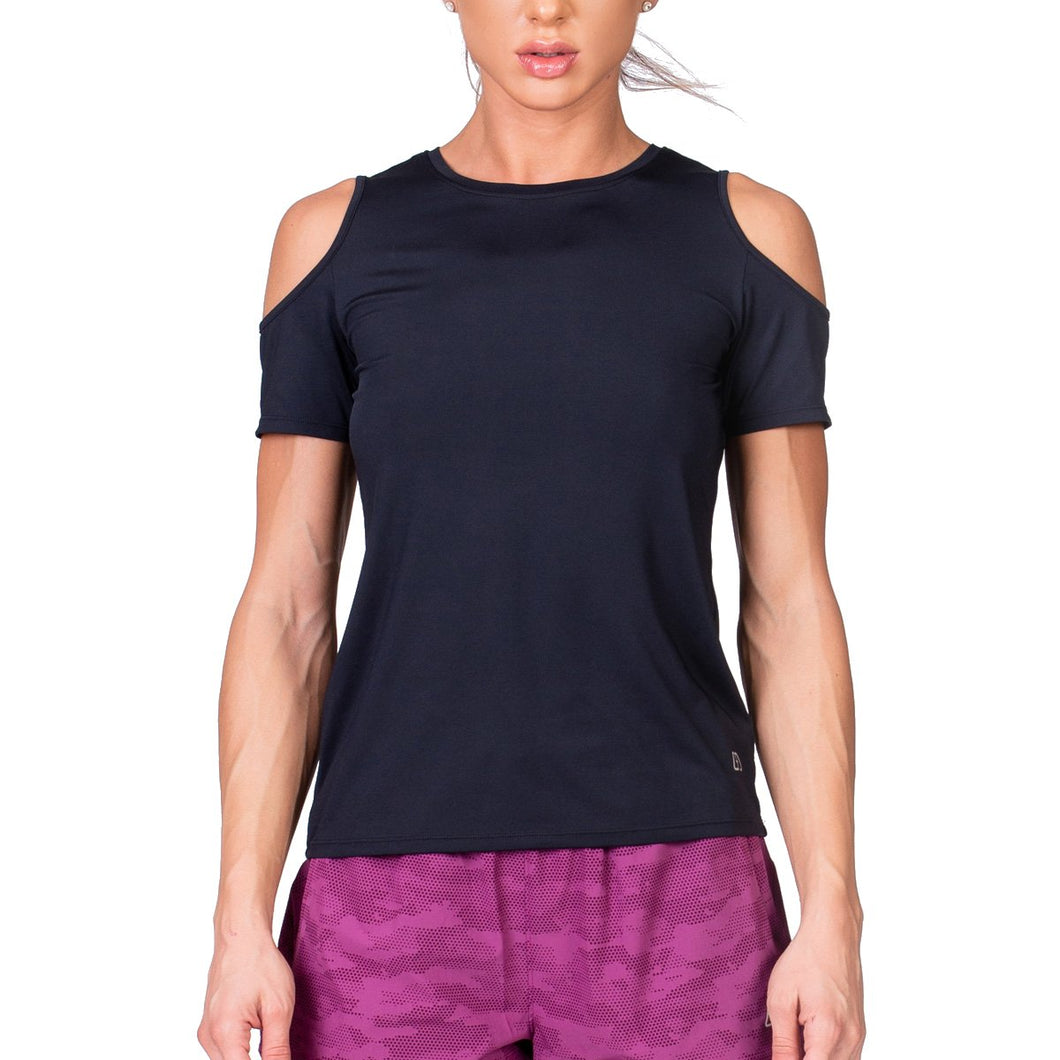 Athleisure Cold shoulder Fashion T-Shirt for Women