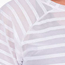 Load image into Gallery viewer, Athleisure Mesh Stripe Fashion T-Shirt for Women
