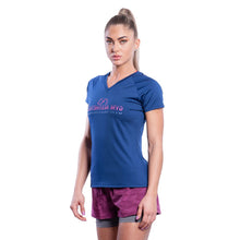 Load image into Gallery viewer, Basic Performance Ladies Mirror Logo Gym Sport Tee

