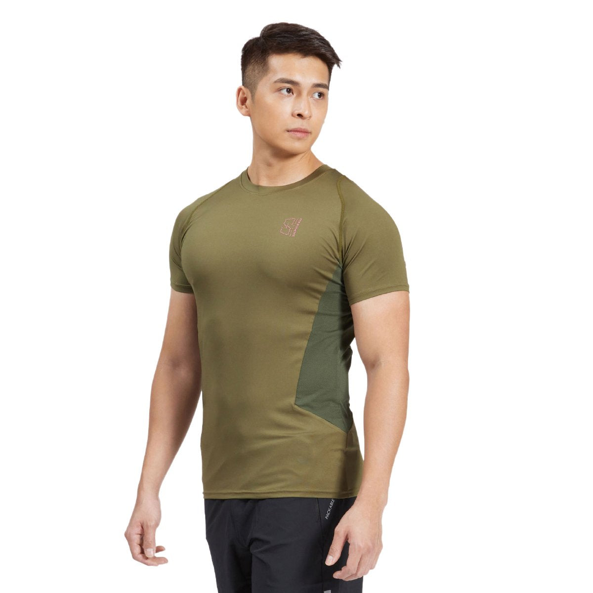  Essential Drop-Cut T-Shirt, Mens Lightweight Athletic Longline  Crew Neck T-Shirt, Workout Muscle Tee Shirts (Army Green,M) : Clothing,  Shoes & Jewelry