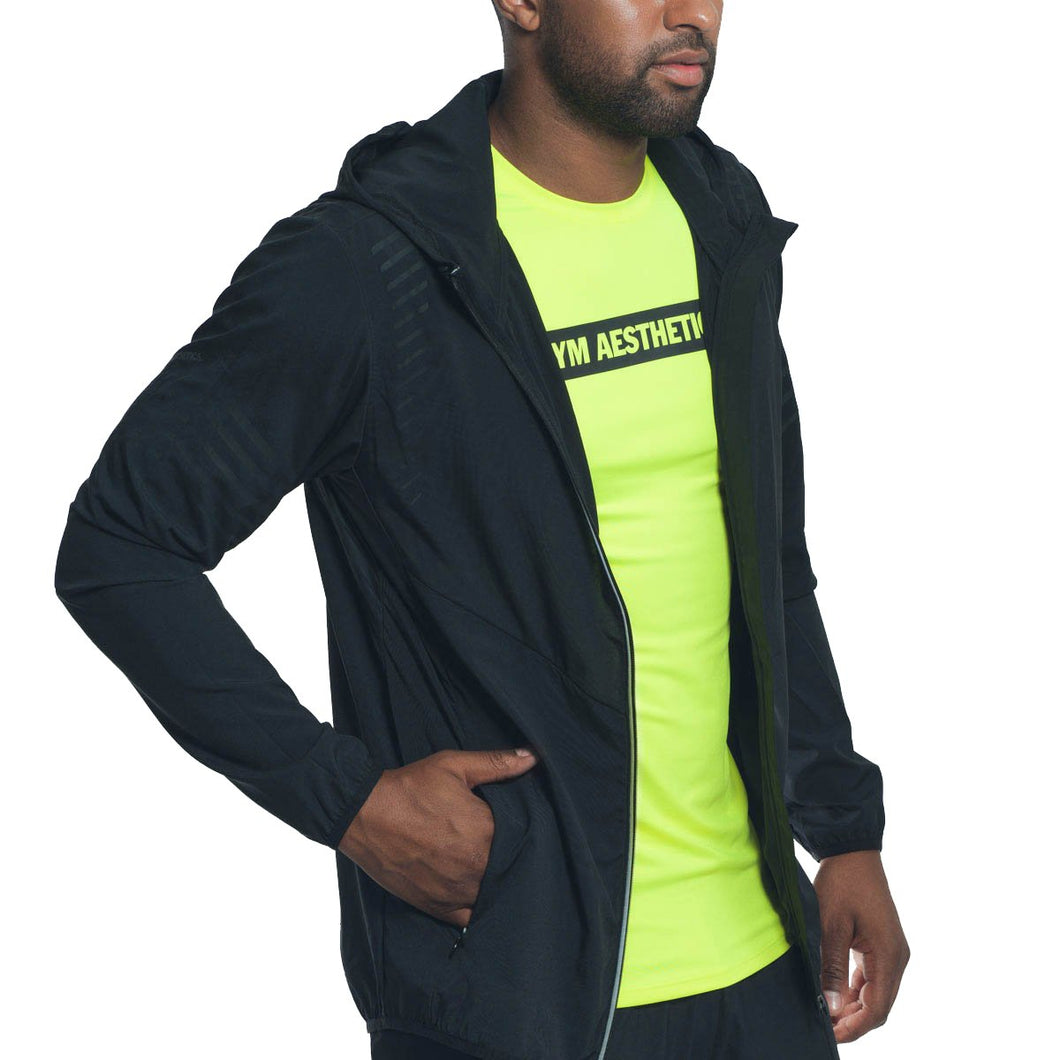 Packable Windbreaker Performance jacket with hood for Men