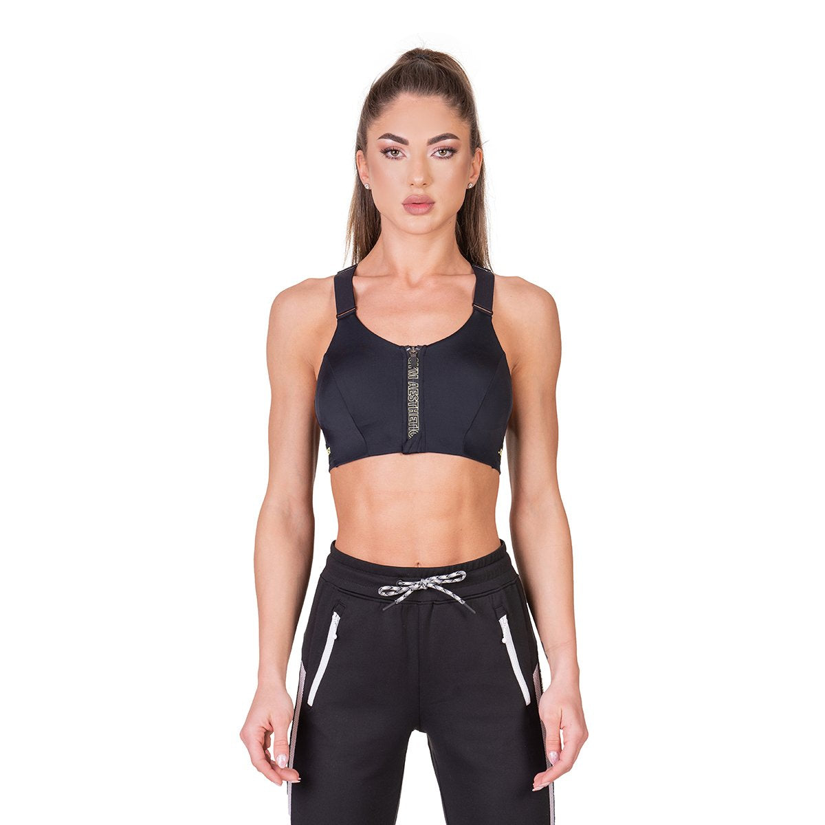 Training Zip Sports Bra for Women  Gym Aesthetics – Gymaesthetics USA