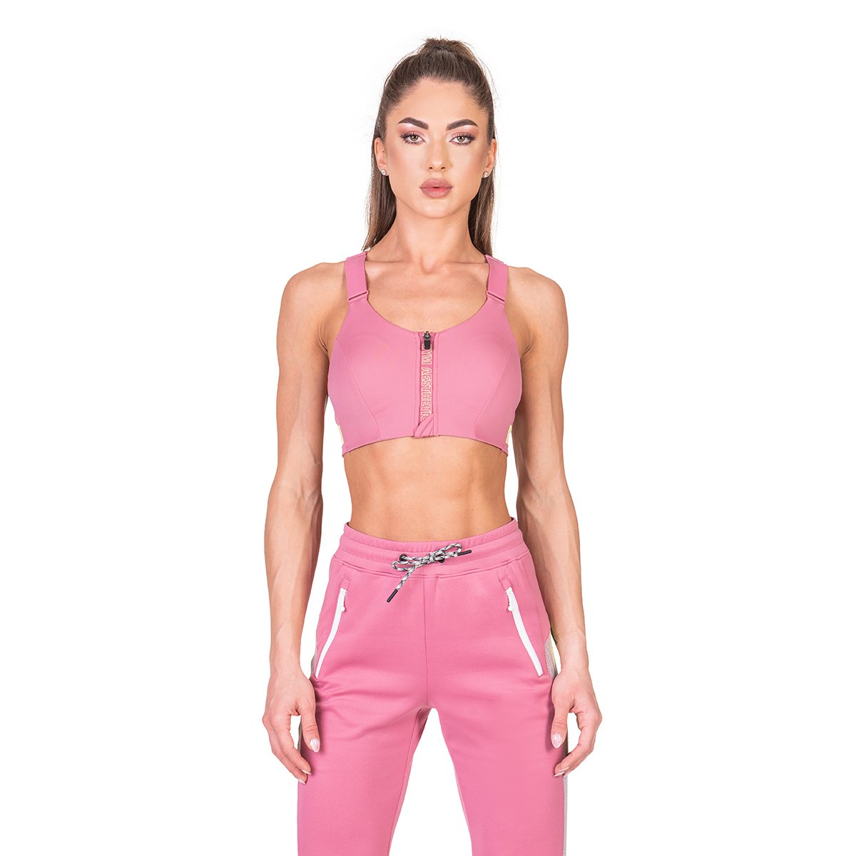 Training Zip Sports Bra for Women