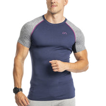 Load image into Gallery viewer, Two-colored Tight-Fit T-Shirt Intensity for Men
